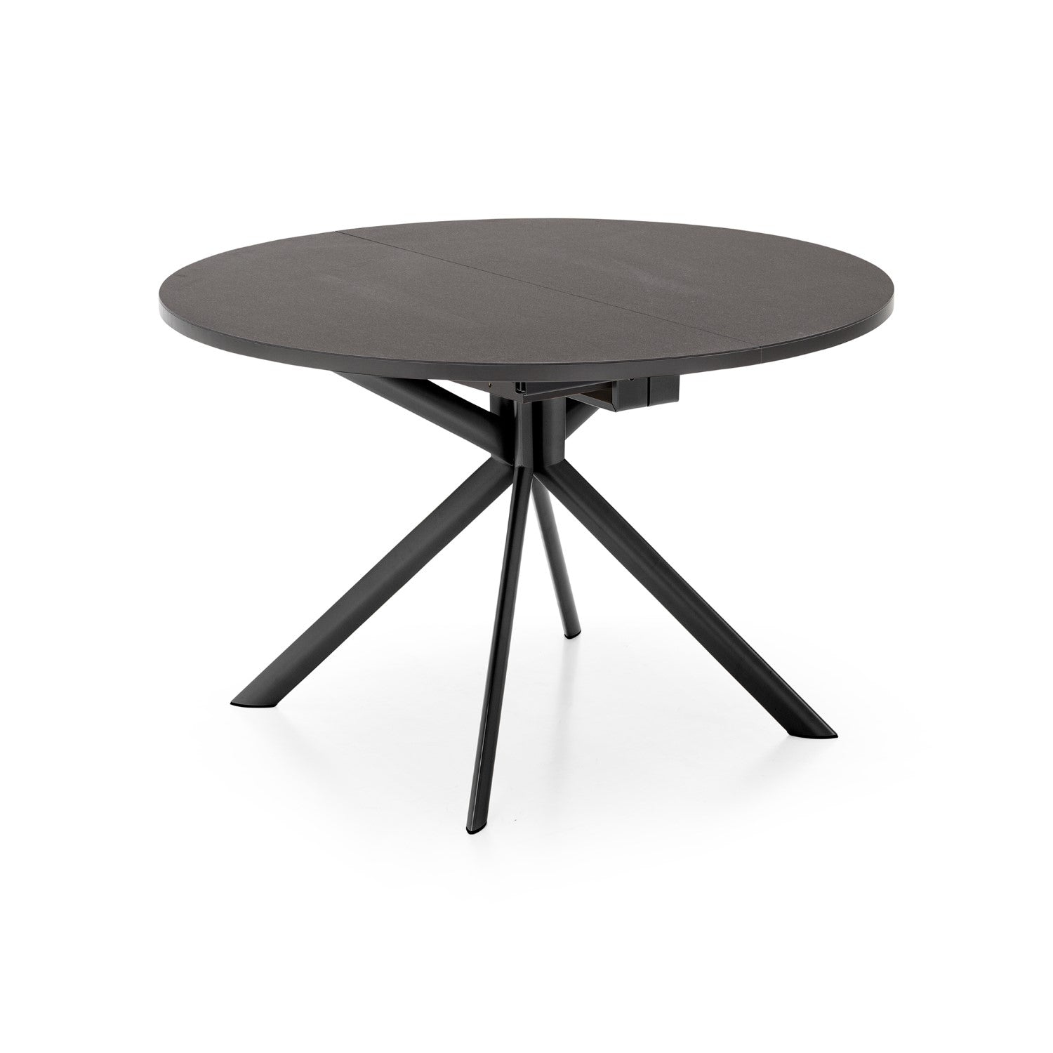 Shop Giove Black Round Extending Table Burke Decor