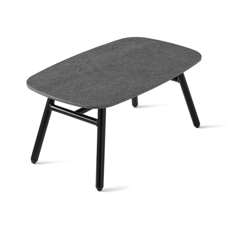 media image for yo matt black aluminum coffee table by connubia cb521501501522c00000000 15 236