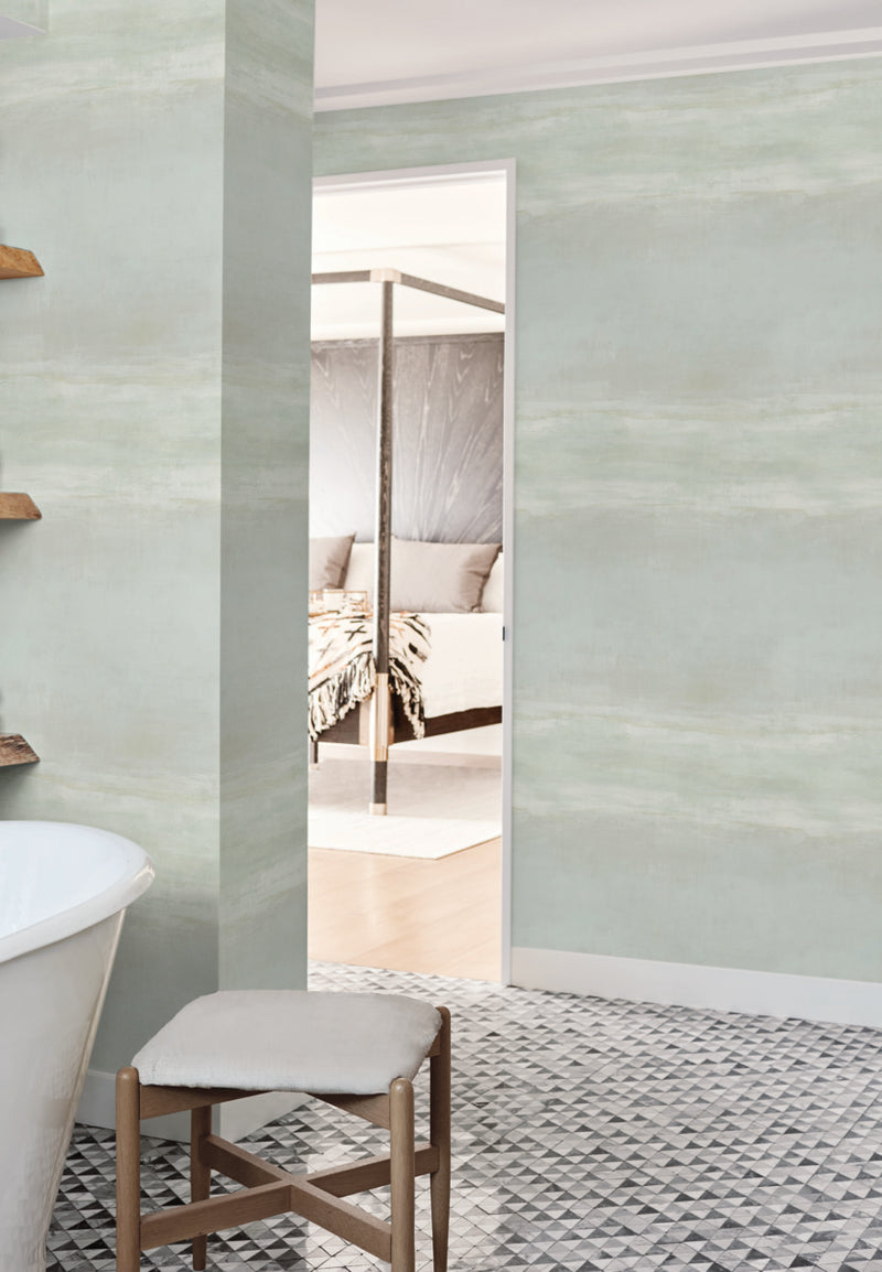 media image for Serene Reflection Mist Wallpaper from Carol Benson-Cobb Signature Collection by York Wallcoverings 234
