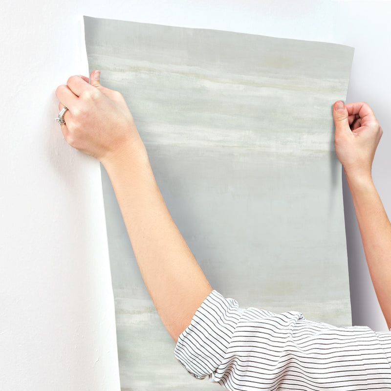 media image for Serene Reflection Mist Wallpaper from Carol Benson-Cobb Signature Collection by York Wallcoverings 263