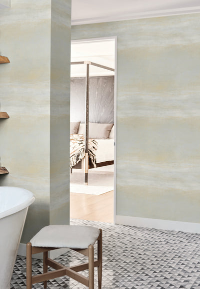 product image for Serene Reflection Fog Wallpaper from Carol Benson-Cobb Signature Collection by York Wallcoverings 92