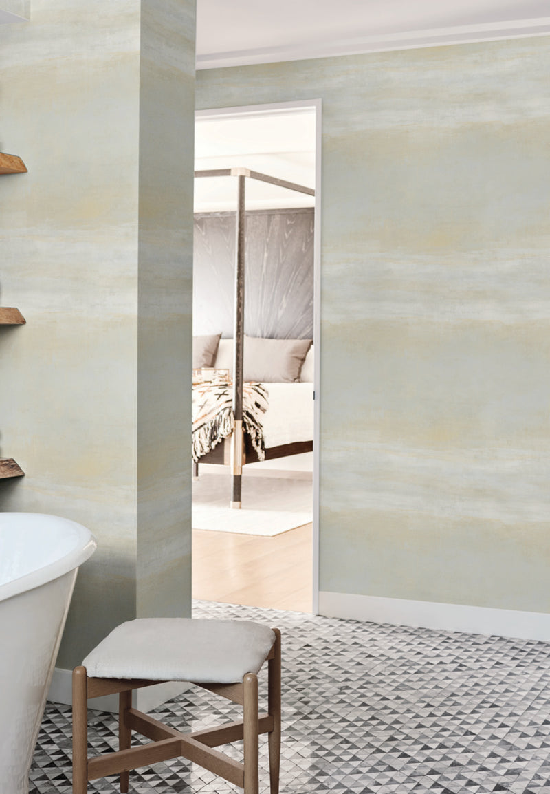 media image for Serene Reflection Fog Wallpaper from Carol Benson-Cobb Signature Collection by York Wallcoverings 251