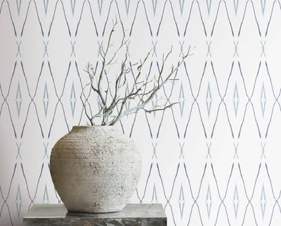 product image for Artifact Silhouettes Indigo Wallpaper from Carol Benson-Cobb Signature Collection by York Wallcoverings 31