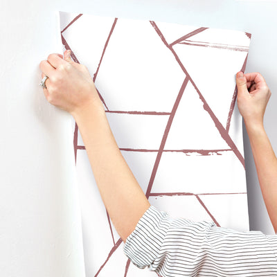 product image for Intersect Spice Red Wallpaper from Carol Benson-Cobb Signature Collection by York Wallcoverings 64