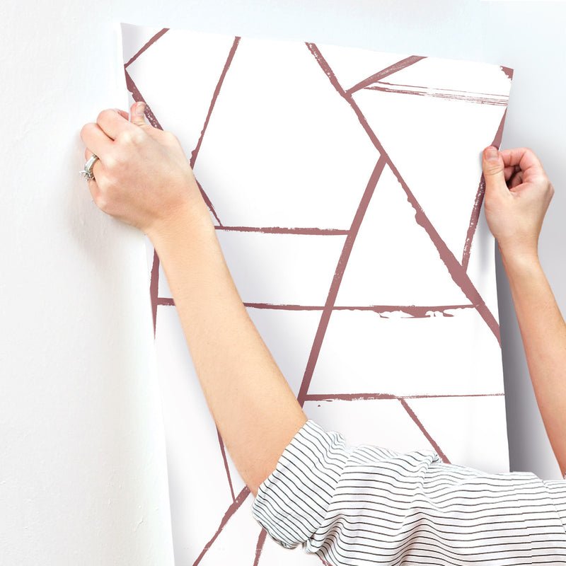 media image for Intersect Spice Red Wallpaper from Carol Benson-Cobb Signature Collection by York Wallcoverings 248