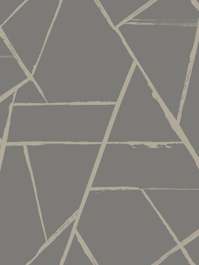 product image of sample intersect grey metallic wallpaper from carol benson cobb signature collection by york wallcoverings 1 580