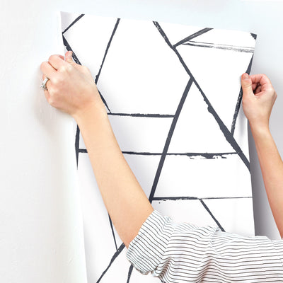 product image for Intersect Black Wallpaper from Carol Benson-Cobb Signature Collection by York Wallcoverings 12