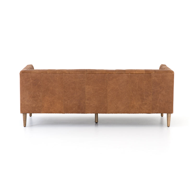 media image for Williams Leather Sofa In Natural Washed Camel 269