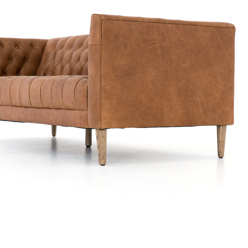 media image for Williams Leather Sofa In Natural Washed Camel 243