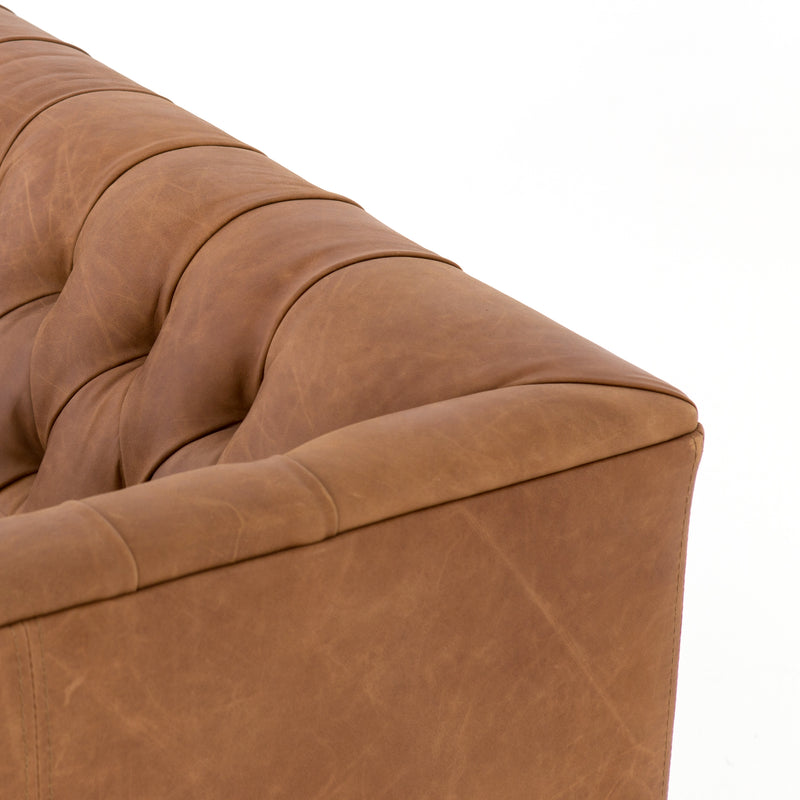 media image for Williams Leather Sofa In Natural Washed Camel 282