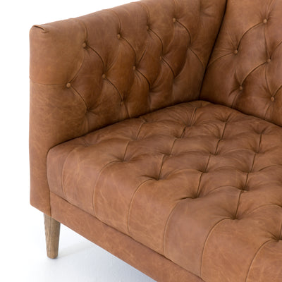 product image for Williams Leather Sofa In Natural Washed Camel 70