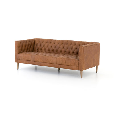 product image for Williams Leather Sofa In Natural Washed Camel 23