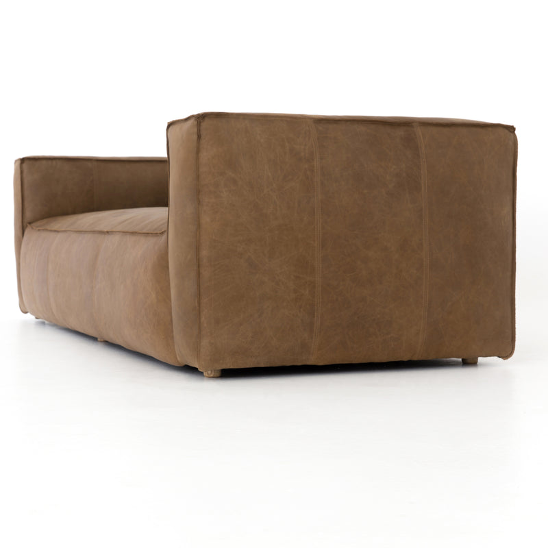 media image for Nolita Reverse Stitch Sofa In Natural Washed Sand 293