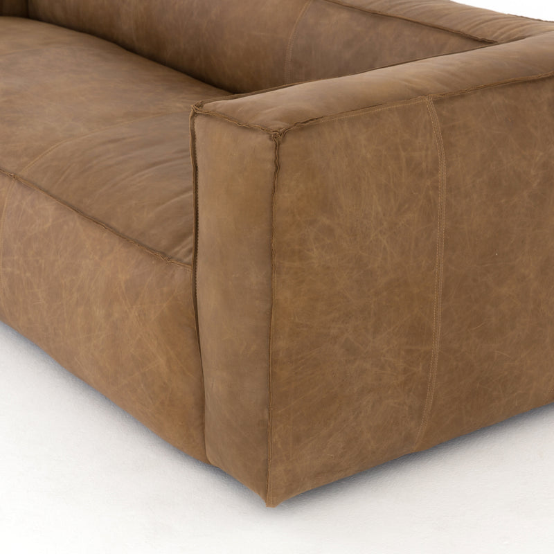 media image for Nolita Reverse Stitch Sofa In Natural Washed Sand 253