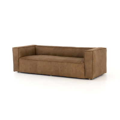 product image for Nolita Reverse Stitch Sofa In Natural Washed Sand 86