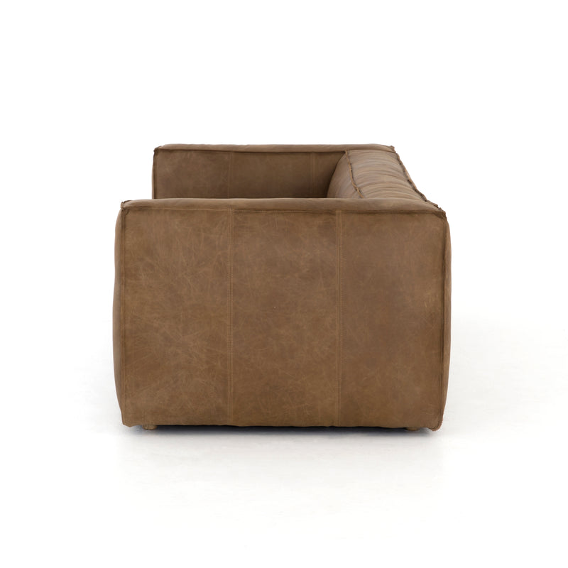 media image for Nolita Reverse Stitch Sofa In Natural Washed Sand 219