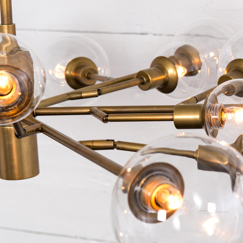 media image for Pellman Chandelier In Matte Brass 270
