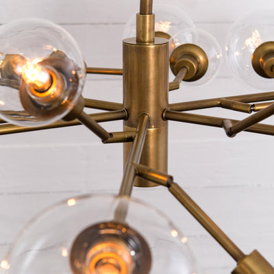 product image for Pellman Chandelier In Matte Brass 9