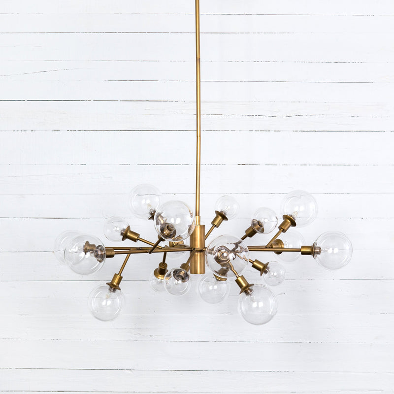 media image for Pellman Chandelier In Matte Brass 29