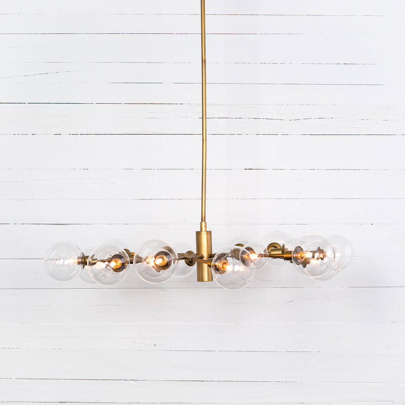 media image for Pellman Chandelier In Matte Brass 219
