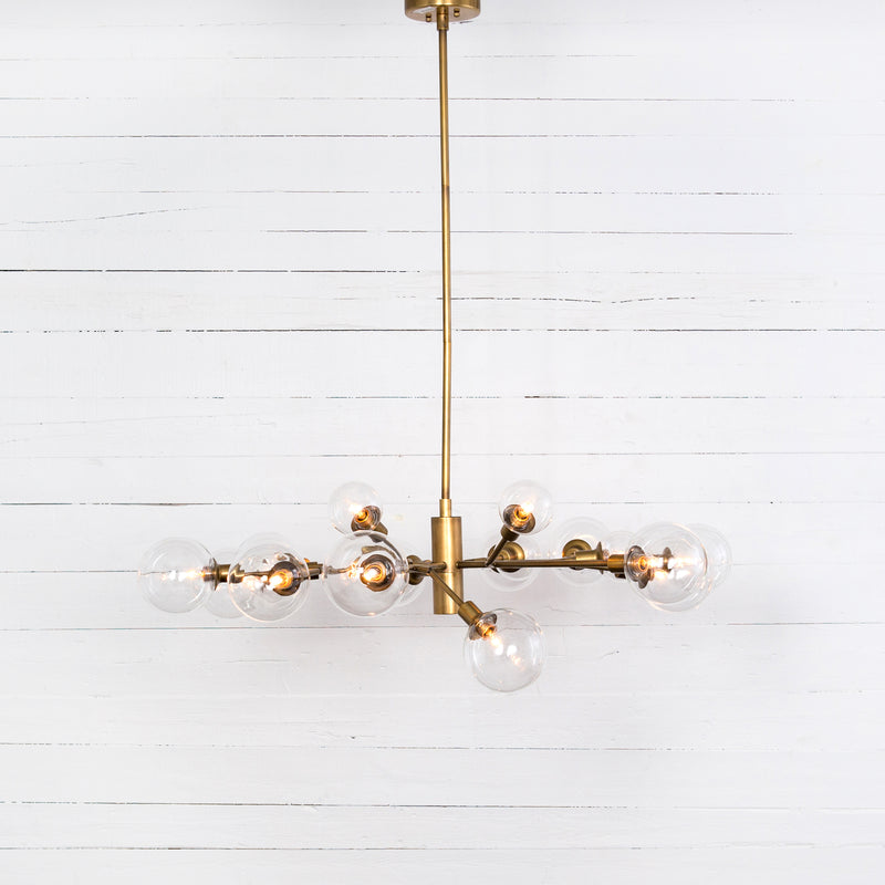 media image for Pellman Chandelier In Matte Brass 241