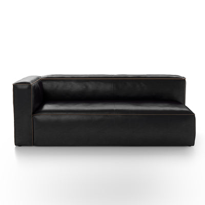 product image for Nolita Sectional Left Arm Facing In Old Saddle Black 32