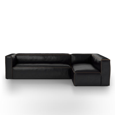 product image for Nolita Sectional In Old Saddle Black 99