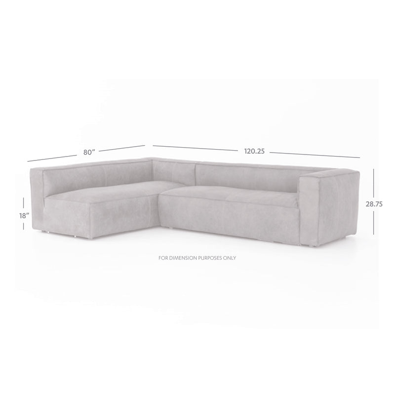 media image for Nolita 2 Pc Right Arm Facing Sectional In Natural Washed Sand 29