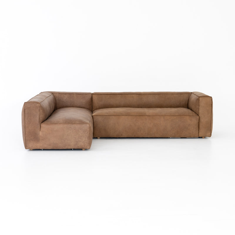 media image for Nolita 2 Pc Right Arm Facing Sectional In Natural Washed Sand 225