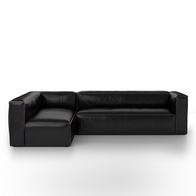product image for Nolita Sectional In Old Saddle Black 94
