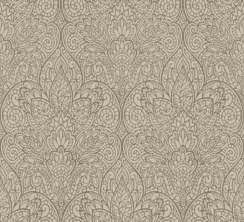 media image for Paradise Taupe/Copper Wallpaper from the After Eight Collection by Candice Olson 221