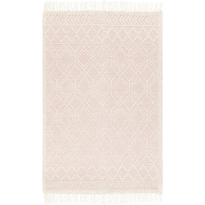 product image of Casa DeCampo CDC-2303 Hand Woven Rug in Ivory & Bright Pink by Surya 512