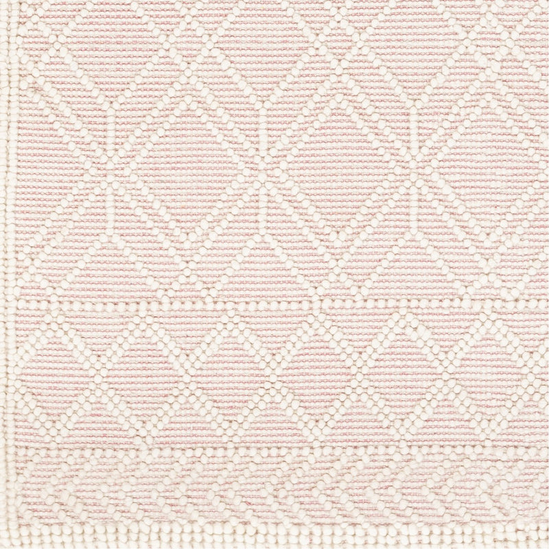 media image for Casa DeCampo CDC-2303 Hand Woven Rug in Ivory & Bright Pink by Surya 225