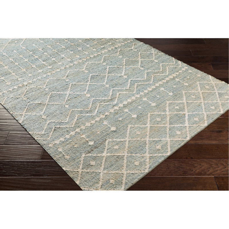 media image for Cadence CEC-2305 Hand Woven Rug in Cream & Ice Blue by Surya 23