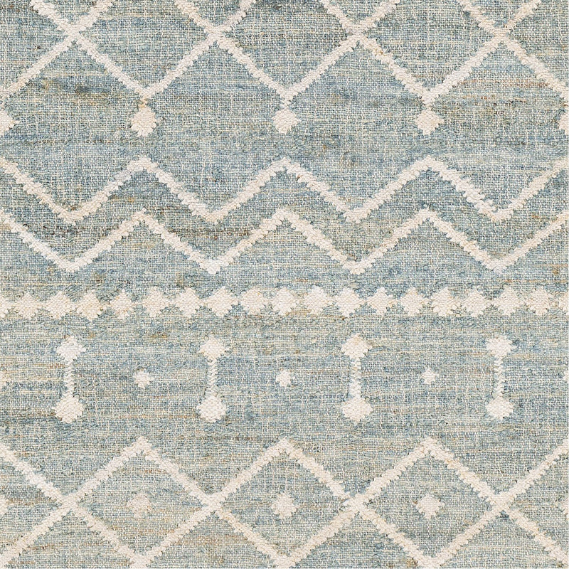 media image for Cadence CEC-2305 Hand Woven Rug in Cream & Ice Blue by Surya 223