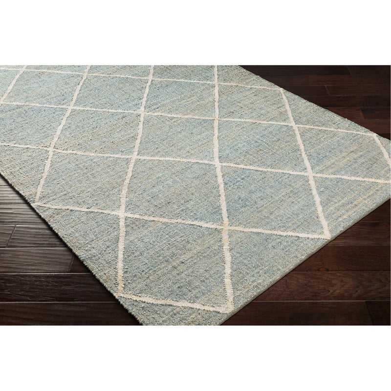 media image for Cadence CEC-2309 Hand Woven Rug in Cream & Ice Blue by Surya 226