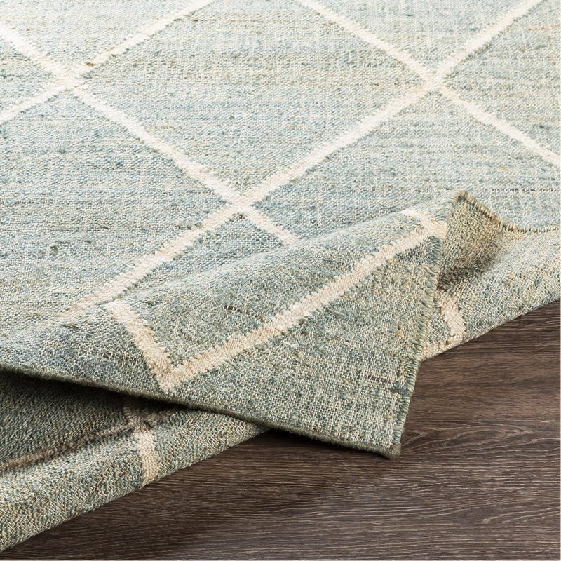 media image for Cadence CEC-2309 Hand Woven Rug in Cream & Ice Blue by Surya 268