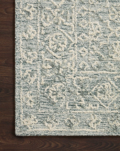 product image for Cecelia Hand Tufted Ocean / Ivory Rug 92