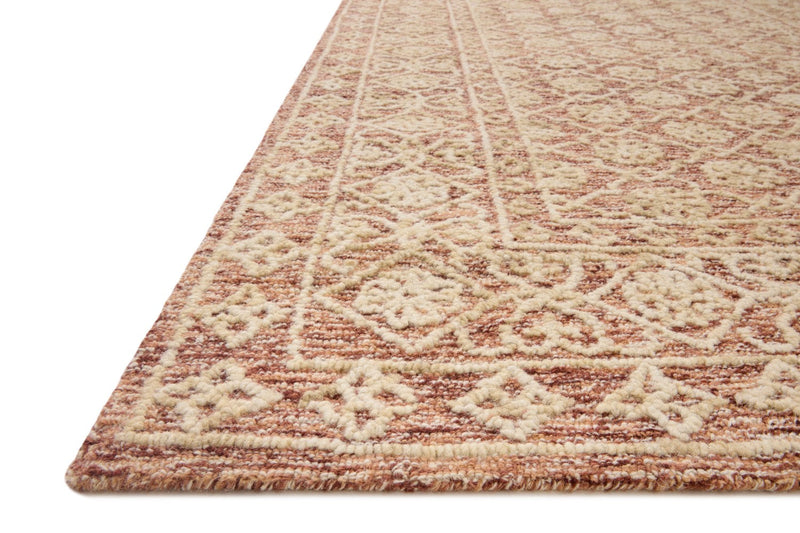 media image for Cecelia Hand Tufted Rust / Natural Rug 280