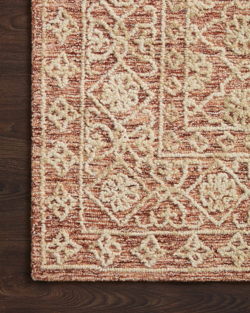 media image for Cecelia Hand Tufted Rust / Natural Rug 217