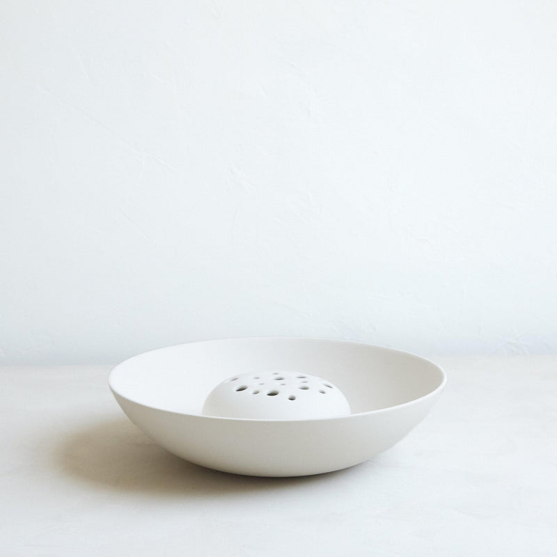 media image for Ceramic Flower Frog Bowl 285