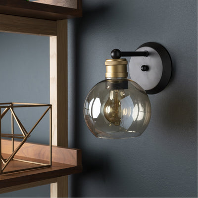 product image for Coley CEY-001 Wall Sconce in Black & Antique Brass by Surya 98