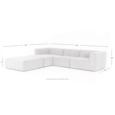 product image for Langham Channelled 3 Pc Laf Sect Ottoman 98
