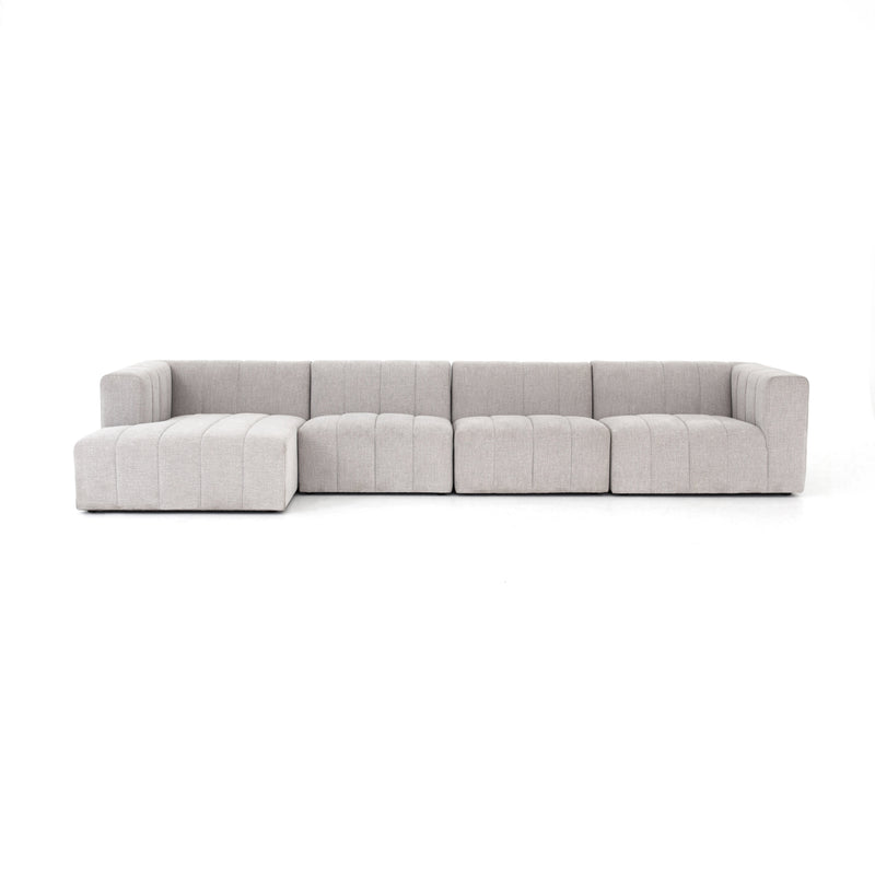 media image for Langham Channelled 4 Pc Sectional Left Arm Facing Sofa In Napa Sandstone 270