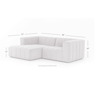 product image for Langham Channelled 2 Pc Sectional Laf Ch 50