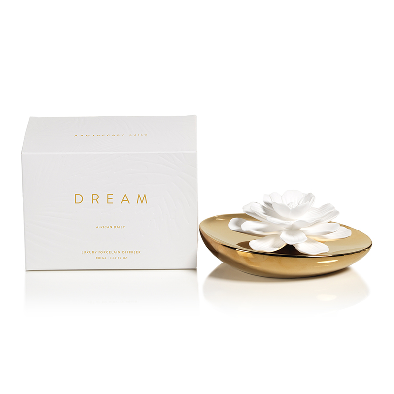 media image for dream porcelain flower diffuser by zodax ch 4779 1 296