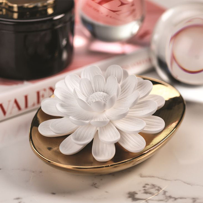 product image for dream porcelain flower diffuser by zodax ch 4779 4 83