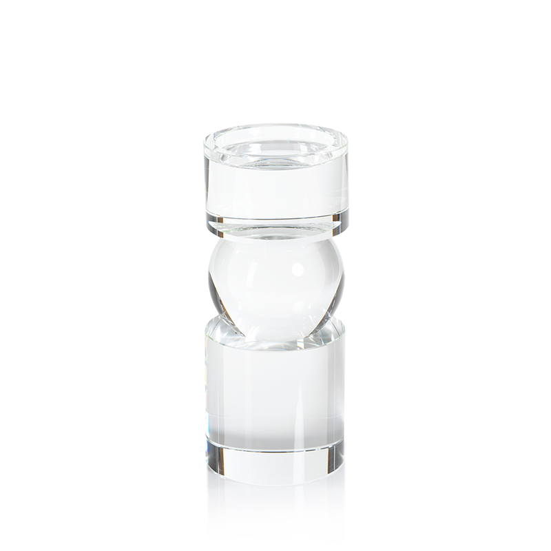 media image for rialto clear crystal pillar holder by panorama city 3 289