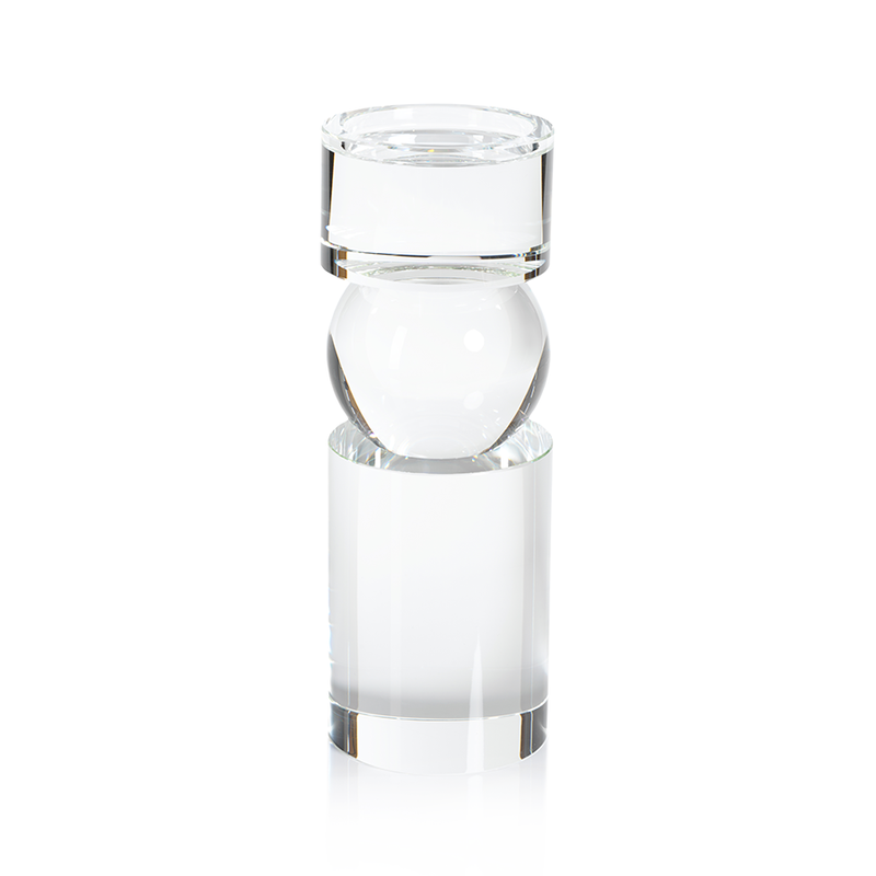 media image for rialto clear crystal pillar holder by panorama city 4 271