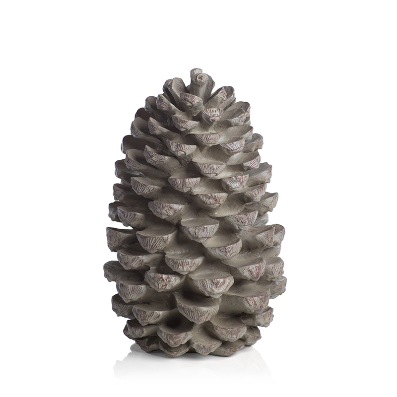 media image for decorative pinecone figurine by zodax ch 5231 3 296